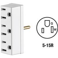  Leviton Triple Outlet 1 Each 007-00697-00W