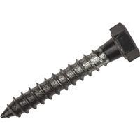  National  Hex Lag Bolt  1/4x1-1/2 Inch Black  4 Pack  N179158