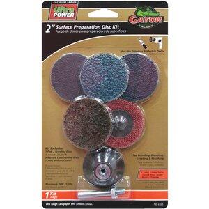 Gator Sanding Disc Kit 2 Inch 6 Pack 2225