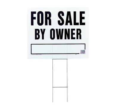  Hy-Ko For Sale By Owner Sign  20x24 Inch  1 Each LFS-1