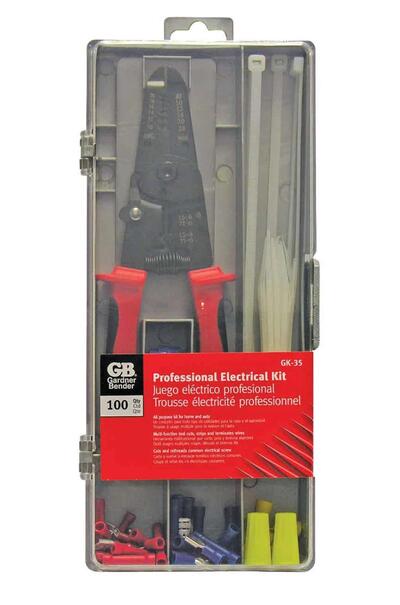 Gb Electrical Wire Terminal Kit W/Tool 10-20Awg 1 Each GK-35