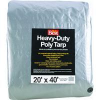  Do It Best Heavy Duty Poly Tarp 20x40 Foot Silver 1 Each 768609