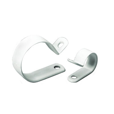 Ecm Industries Clamp Plastic 1/4 Inch White 18 Pack PPC-1525