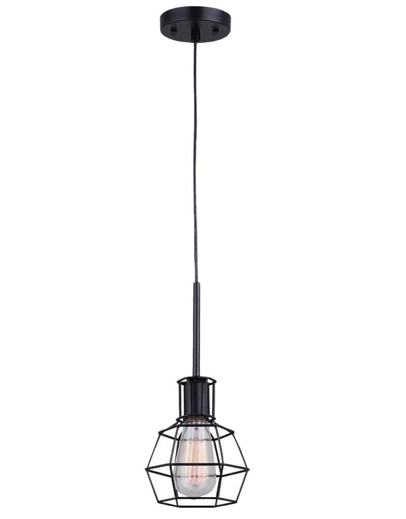  Home Impressions Pendant Light Fixture 1 Light Black 1 Each IPL394B01BK-B