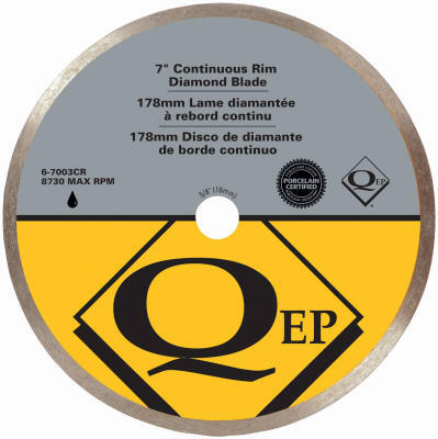  QEP Continuous Rim Premium Blade 7 Inch  1 Each 6-7003CR 6-7003Q