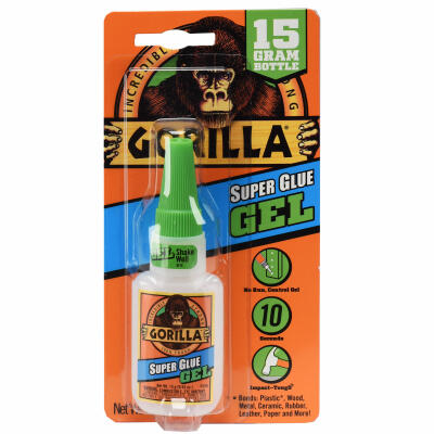  Gorilla Super Glue Gel  0.18 Ounce 1 Each 7600105 50082 760010: $27.27