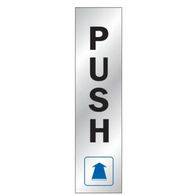 PUSH SIGN 2X8