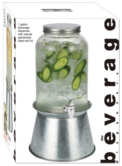 BEVERAGE DISPENSER W/ICE BUCKE