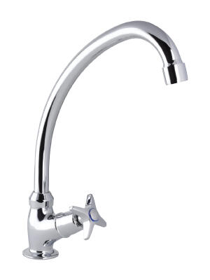 Duraflow Kitchen Faucet Star Handle  Chrome 1 Each