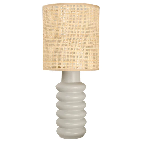 TABLE LAMP 1LT MATT GREY