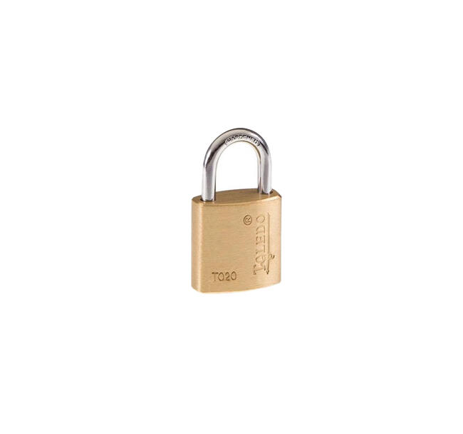 Toledo Padlock  20mm Brass 1 Each T-TO20