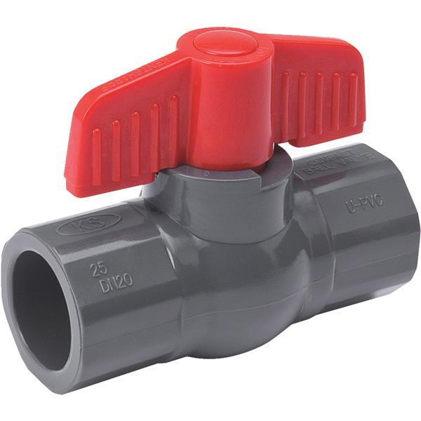  ProLine PVC Turn Ball Valve SxS 1 Inch  1 Each 107-605