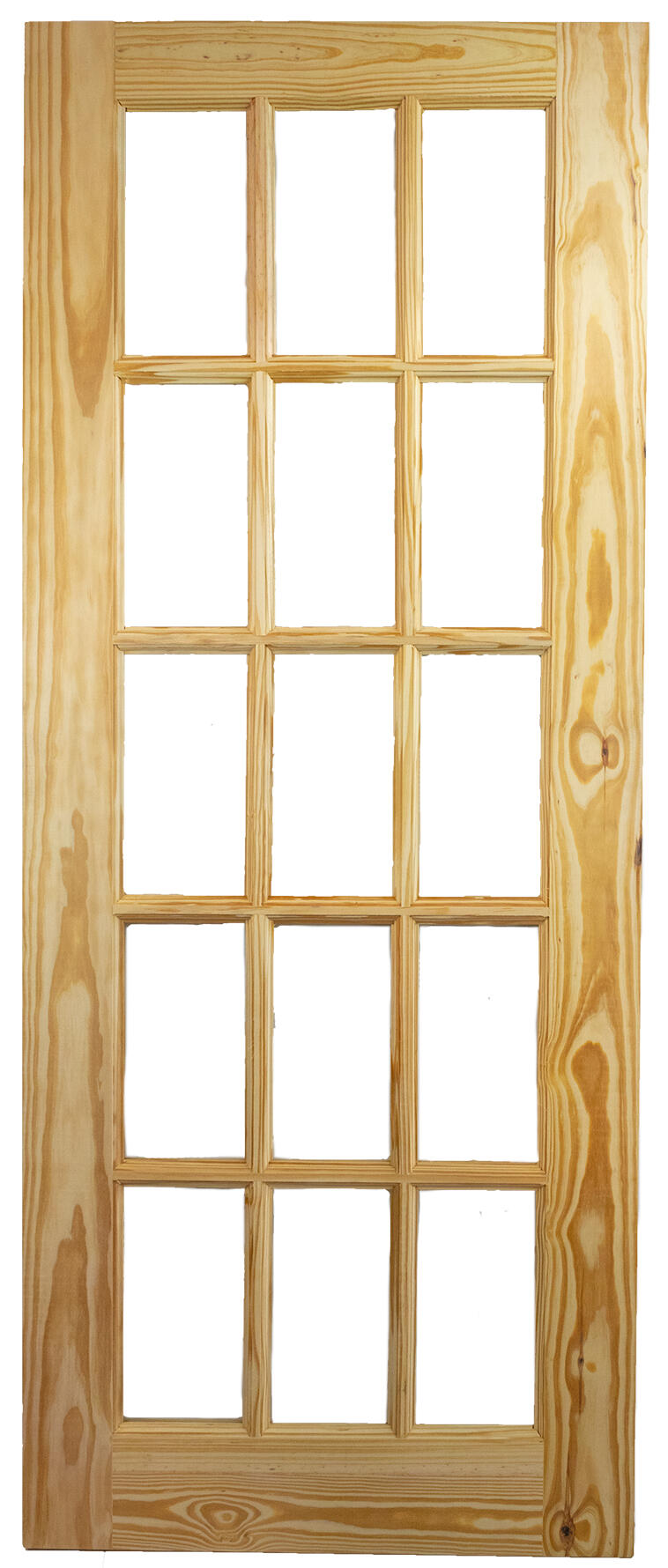 Arima Door Dakota Pine 15 Panel Full French 36 Inch 1 Each