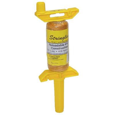  Stringliner Pro Twisted Nylon Mason Line Reel 135 Foot  Gold  1 Each 25000