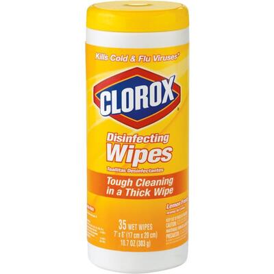  Clorox Disinfecting Cleaning Wipes 35ct Lemon Scent 1 Each 01594 CLX01594