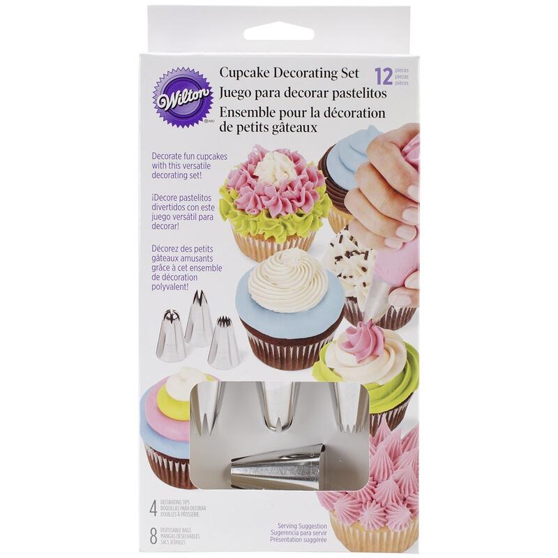  Wilton Cupcake Decorating Icing Tip 12 Piece  1 Set 2104-1364