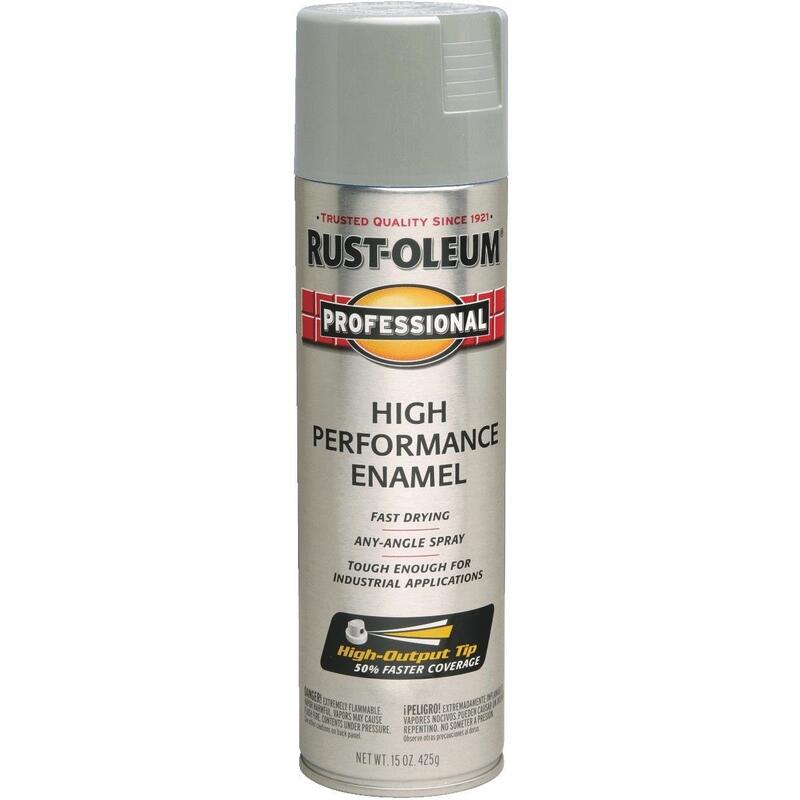 Rust-Oleum Gloss Enamel Spray Paint 15oz Light Machine Gray 1 Each 7581838