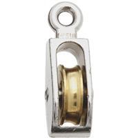  National  Single Fixed Eye No Rust Rope Pulley 1 Inch  1 Each N223404