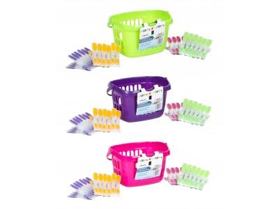 Wham Soft Grip Clothes Pegs  24 Pack 20131