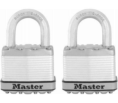  Masterlock  Laminated Padlock  2 Inch  Stainless Steel  1 Each M5XTCCSEN