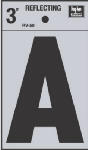  Hy-Ko Reflective Letter A 3 Inch  1 Each RV-50/A