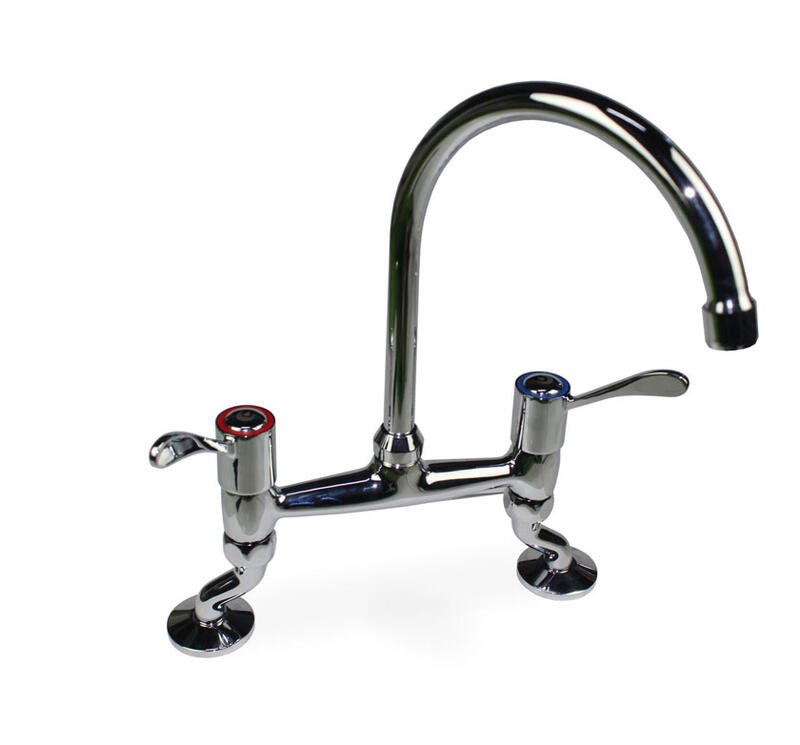  Adjustable Lever Kitchen Mixer  Chrome 1 Each DURKITADJLEV1