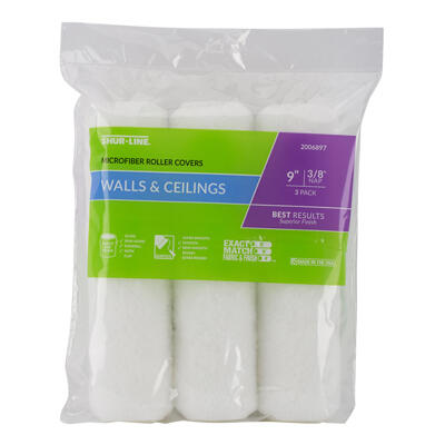 Shur-Line Premium Woven Roller Cover 3pk 9x3/8 Inch 1 Each 2006897