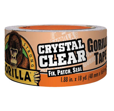  Gorilla Glue Duct Tape 1.88 Inchx18 Yard Crystal Clear 1 Roll 6060002
