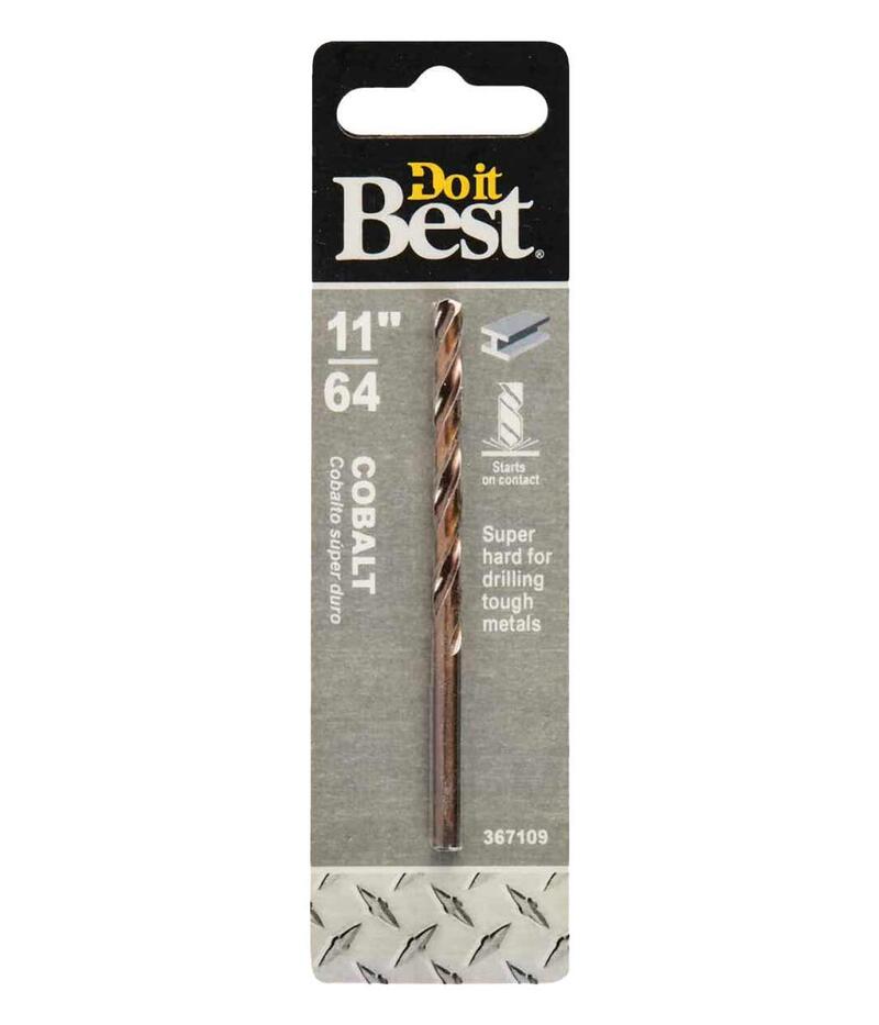  Do It Best  Cobalt Drill Bit  11/64 Inch  1 Each 249291DB