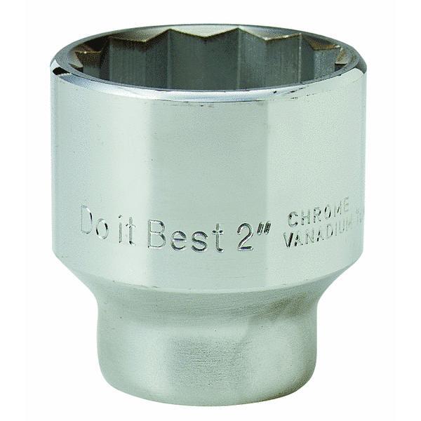 Channellock Shallow Met Socket 12P 3/4 In Drive 2 In 1 Each 309338