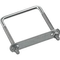  National  Square U Bolt  3/8x3-5/8x5 Inch  Zinc 1 Each N245001