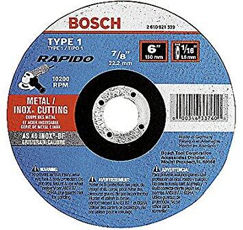Bosch Cut Off Wheel Metal 4.5x0.4x7/8 Inch 1 Each TCW1S450