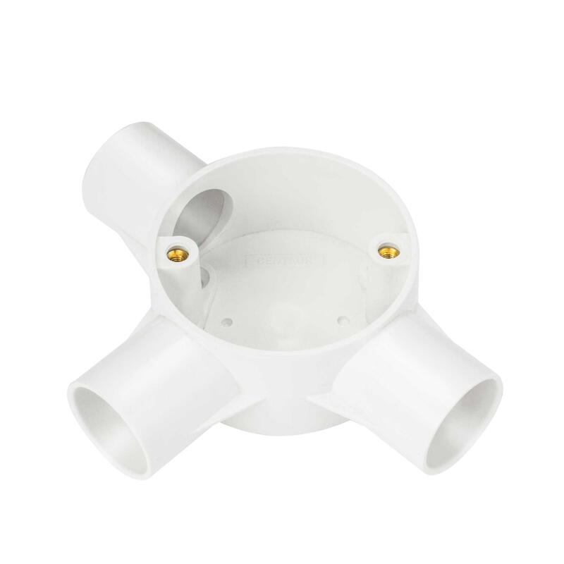  Schneider Tee Box 3Way  25mm 1 Each 25CJB5W 25CRB5W