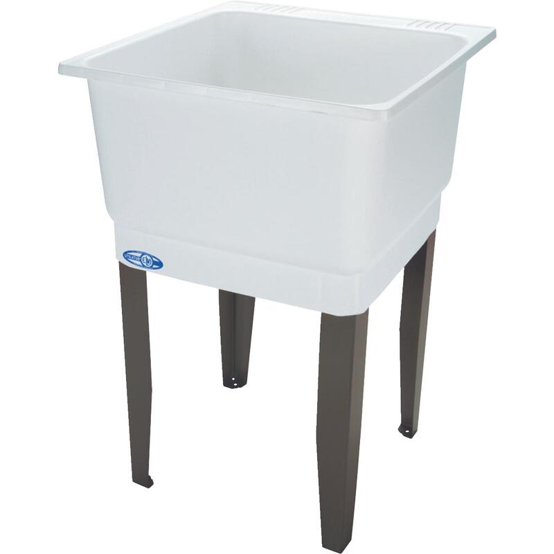 Mustee Laundry Tub Bowl Single 23x25 Inch 1 Each 14K