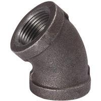  Southland Iron 45 Degree Elbow 1/2 Inch  Black 1 Each 520-203BG