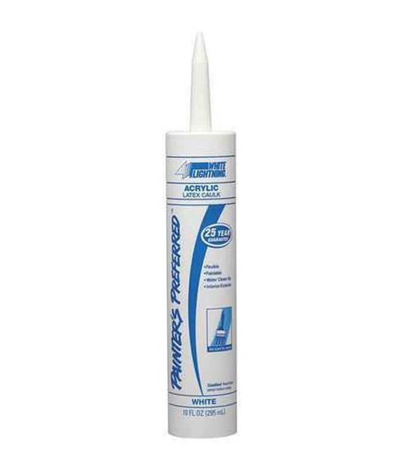  White Lightning Acrylic Latex Caulk 10 Ounce White 1 Each W13000010