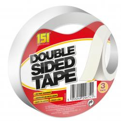  151 Adhesives Double Sided Tape 24mmx10m 1 Roll TT1022