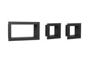 CUBE SET SHELF  244-BK DNR