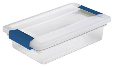 Sterilite Clip Box 11x6.6x2.7 Inch Clear 1 Each 19618606