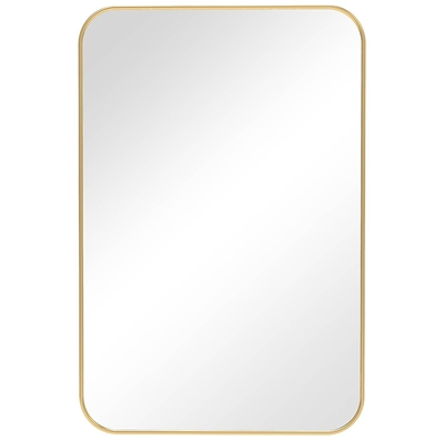 MIRROR W/RD  GLD 1555-0075