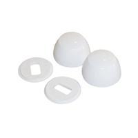  Do It Best Snap On Bolt Caps White  1 Each 443980