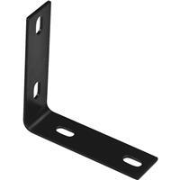  National Corner Brace 5.1x1.5 Inch  Black 1 Each N351-464