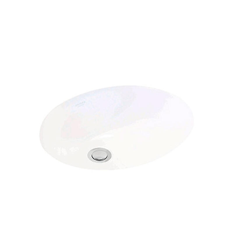  Corona  San Lorenzo Under Mount Lavatory Basin Bone 1 Each 01900 103