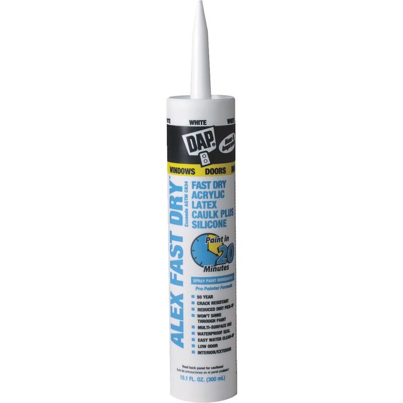 Dap Fast Dry Acrylic Latex Caulk 10.01oz 1 Each 18425