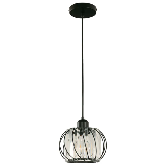 HANGING LAMP 1L E27 60W M/BLK