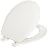 Bemis Toilet Seat Round Wooden White 1 Each 41EC000