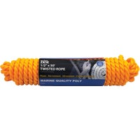 TWIST ROPE 1/2X50' YEL POLY