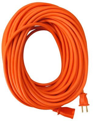 Pt Ho Wah Genting Extension Cord 16/3 25 Foot Orange 1 Each 02207ME
