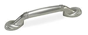 Laurey  Nantucket  Spoonfoot Cabinet Pull 3 Inch  Satin Pewter  1 Each 52739