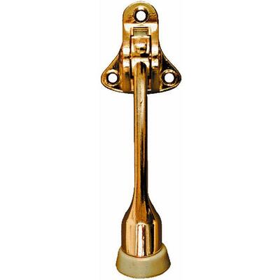 Kick Down Door Stop 4 Inch Brass Finish 1 Each N184-259